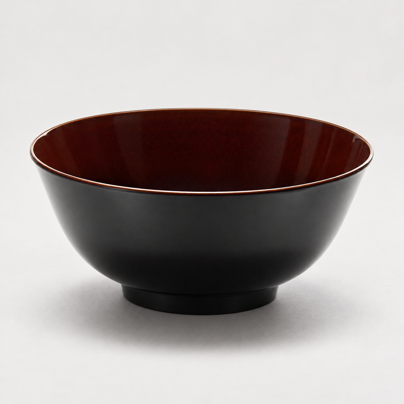7¾″ Tenmoku Melamine Noodle Bowl