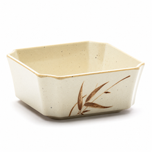 Melamine Square Sauce Bowl 5-3/8", Autumn Grass, Angled empty product view