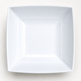 7-1/8" Melamine Square Bowl 2-3/4"Deep, White, Alternate view