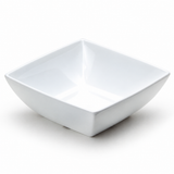 7-1/8" Melamine Square Bowl 2-3/4"Deep, White, Product view
