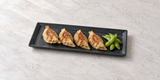 12 x 6’’ Black Rectangular Platter. Serving suggestion.