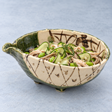 Japanese Large Bowl - 9.75"L x 8"W x 3.75"H, Noodle service