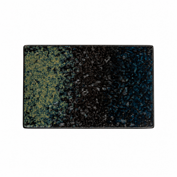 9.5 x 6.5’’ Rectangular Plate SeaStone. Overhead-alternate.
