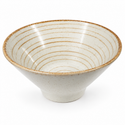 9" D x 4.25" H Porcelain Noodle Bowl, Ramen Bowl, Ivory, Product view
