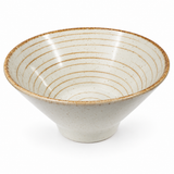 9" D x 4.25" H Porcelain Noodle Bowl, Ramen Bowl, Ivory, Product view