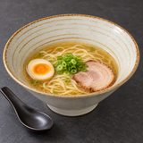 9" D x 4.25" H Porcelain Noodle Bowl, Ramen Bowl, Ivory, Serving example