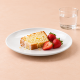A0017: 7-7/8" Round Plate, White Ceramic. food-service context