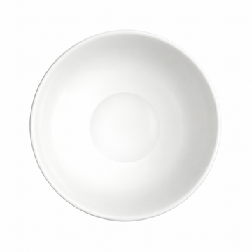 4-1/2"D Rice Bowl, White Ceramic, Alternate view