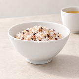4-1/2"D Rice Bowl, White Ceramic, Serving example