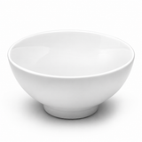 8-7/8"x4-3/8" Noodle Bowl, White Ceramic, Product view