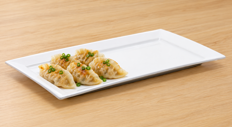 16″ × 8¾″ White Porcelain Rectangular Platter — A Shared Serving