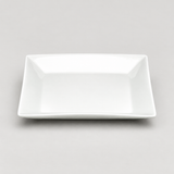 8-1/4" Square Bowl, White Ceramic, Alternate view