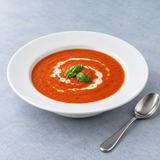 10½″ White Ceramic Wide-Rim Pasta Bowl — 7″ Inside Diameter, Alternative food serving example