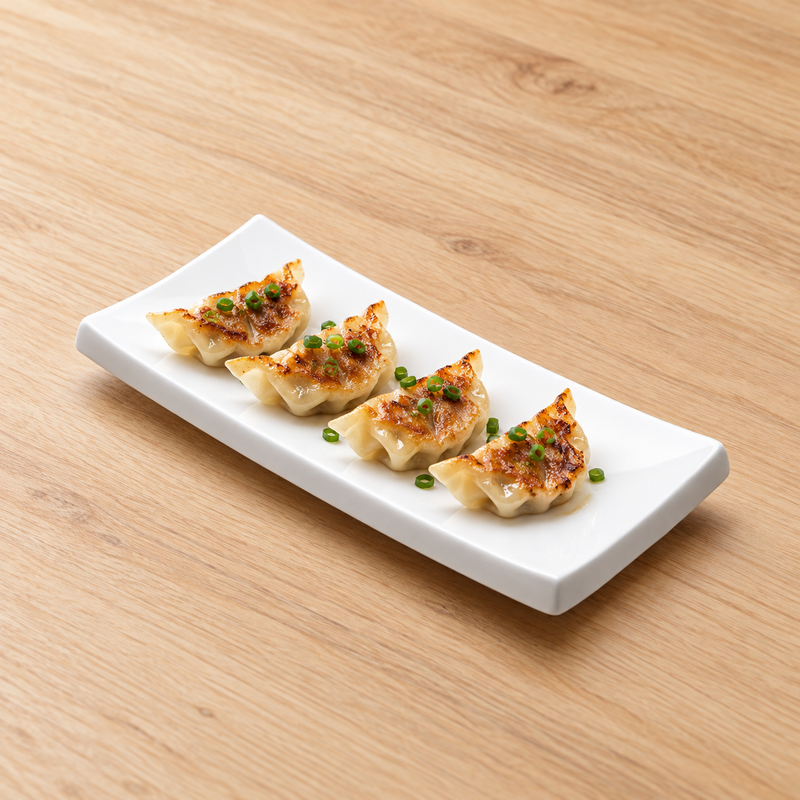 A2591 Dumplings in an open arrangement