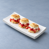 13 1/2"x6" Rectangular Plate, White Ceramic. Alternative serving suggestion.