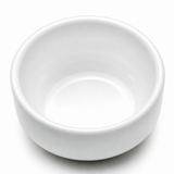 2-1/2"D Round Sauce Dish, White Ceramic, Alternate view