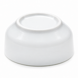 2-1/2"D Round Sauce Dish, White Ceramic, Underside view