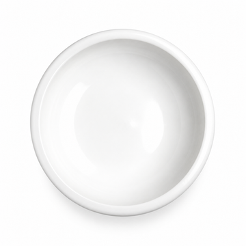 9-1/4" Round Noodle Bowl, White Ceramic, Alternate view