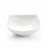 7-1/4" Square Bowl, White Ceramic, Alternate view