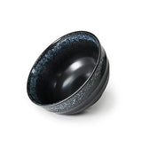 Ceramic Bowl — 22 fl. oz., Black, Tilted interior