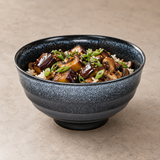 Ceramic Bowl — 36 fl. oz., Black, Styled view