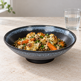 Ceramic Bowl — 44 fl. oz., Black, Styled view