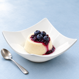 6¼″ White Ceramic Upswept Square Bowl, Alternative food serving example