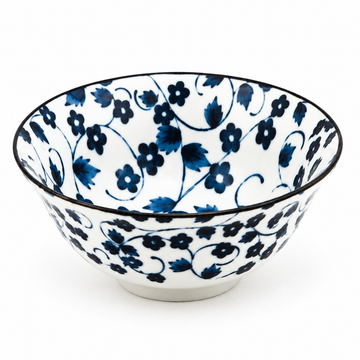 Japanese Bowl With Chopsticks 2pc Set 2:2 - Bowl : 5.75"D x 2.75"H / Chopsticks : 9"L, Detail view