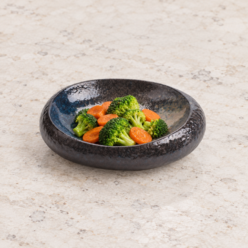 BK-3024 oval bowl with a small vegetable serving