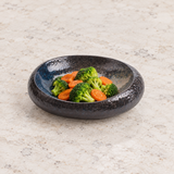 BK-3024 oval bowl with a small vegetable serving