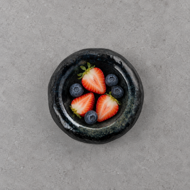 SeaStone small dish with strawberries and blueberries