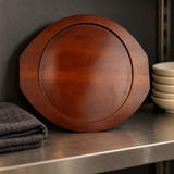 DH-WB22 wooden casserole base upright at a restaurant service station