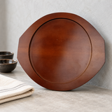 DH-WB28 wooden casserole base upright at a restaurant service station