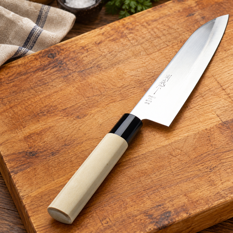 8117-A2 — A simple wood handle and black collar
