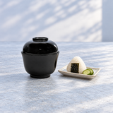 4-1/2"Dx2-1/2"H MISO SOUP BOWL LQ (bk), Styled view