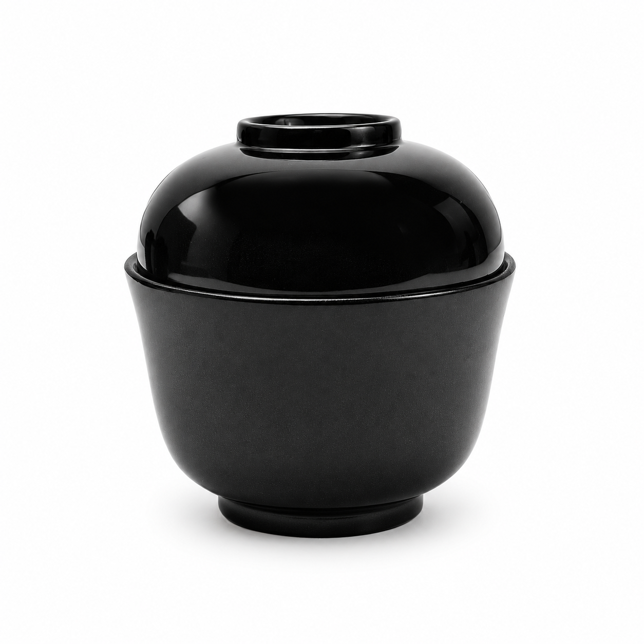 4-1/2"Dx2-1/2"H MISO SOUP BOWL LQ (bk), Product view