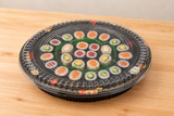 ED-64 party tray with clear lid in a catering setting