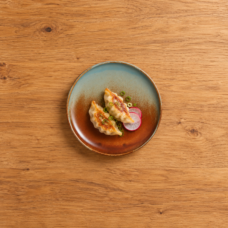 BK-0200 Fire Earth porcelain round with dumplings