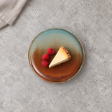 BK-0204 Fire Earth porcelain round with dessert