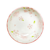5½″ Ceramic Bowl — 14 fl. oz., Complete floral interior