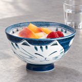 Ceramic Rice Bowl — 10 fl. oz., Styled view