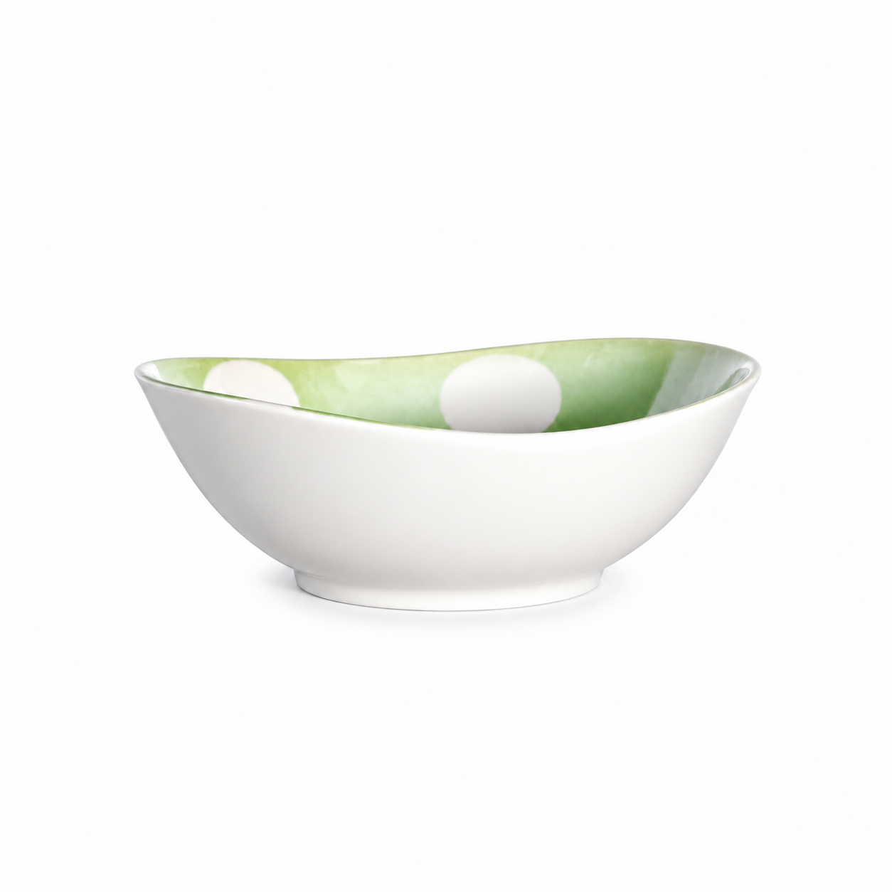 Ceramic Bowl — 10 fl. oz., Low three-quarter product view