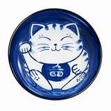 Ceramic Bowl — 18 fl. oz., Full lucky-cat interior