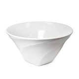 7½″ White Ceramic Ramen Bowl — 45 fl. oz., Angled empty product product view