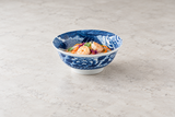 Peony and koi bowl with shrimp noodle salad