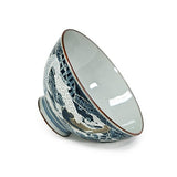 Ceramic Rice Bowl — 10 fl. oz., Blue, Alternate view
