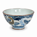 Ceramic Rice Bowl — 10 fl. oz., Blue, Product view