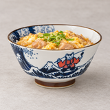 Ceramic Rice Bowl — 14 fl. oz., Chicken and egg rice meal