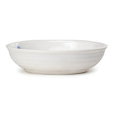 4½″ White Rain Flower Melamine Side Bowl, Low profile