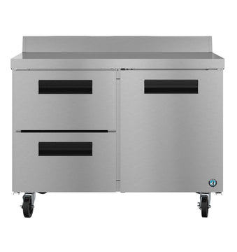 Hoshizaki WF48B-D2 official front view with two drawers and one door